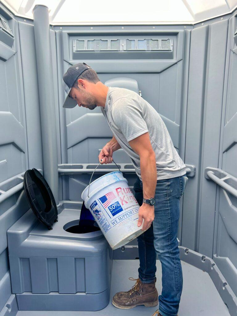 Waste removal and disposal service - portable restroom rental Sacramento CA